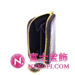 ミュウミュウ MIU MIU ラウンドファスナー式小銭入れ パープル 5M0268-ST.COCCO-LUX-VIOLA